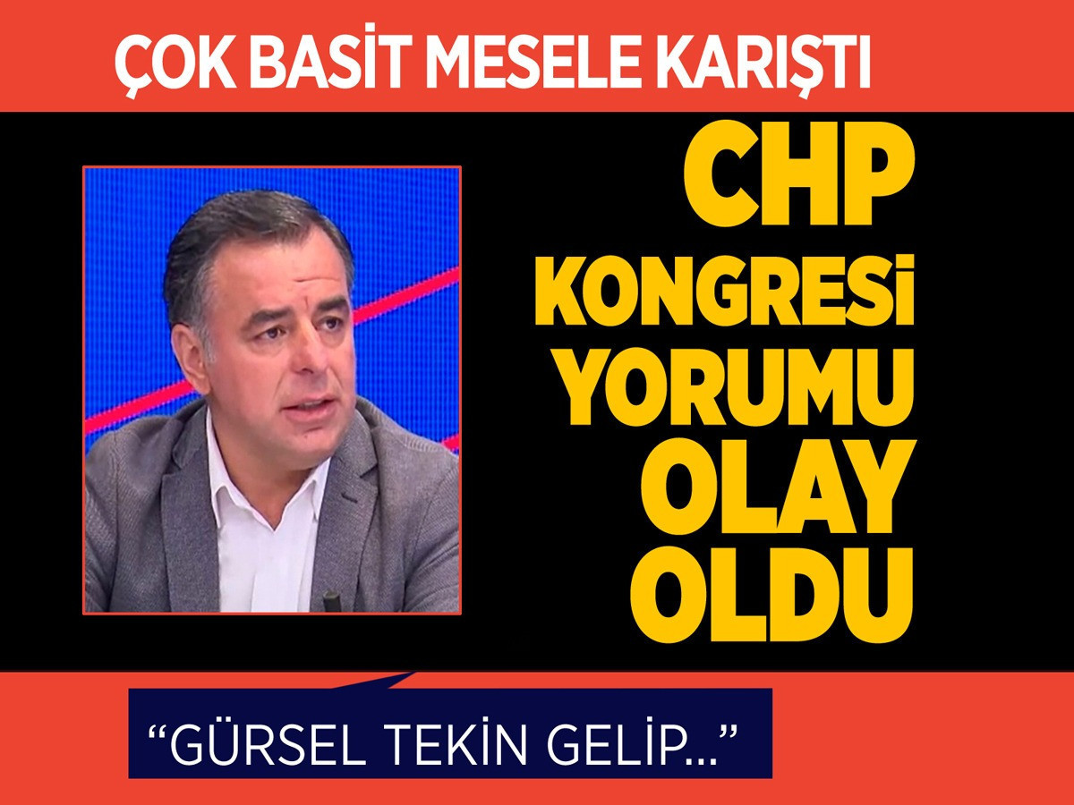 Barış Yarkadaş'tan CHP kongresi için olay yorum: Gürsel Tekin'i çağırsalardı