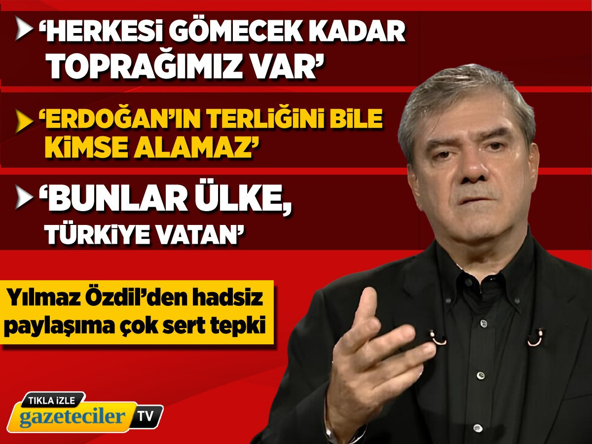 Yunan gazetecinin skandal paylaşımına Yılmaz Özdil’den sert tepki