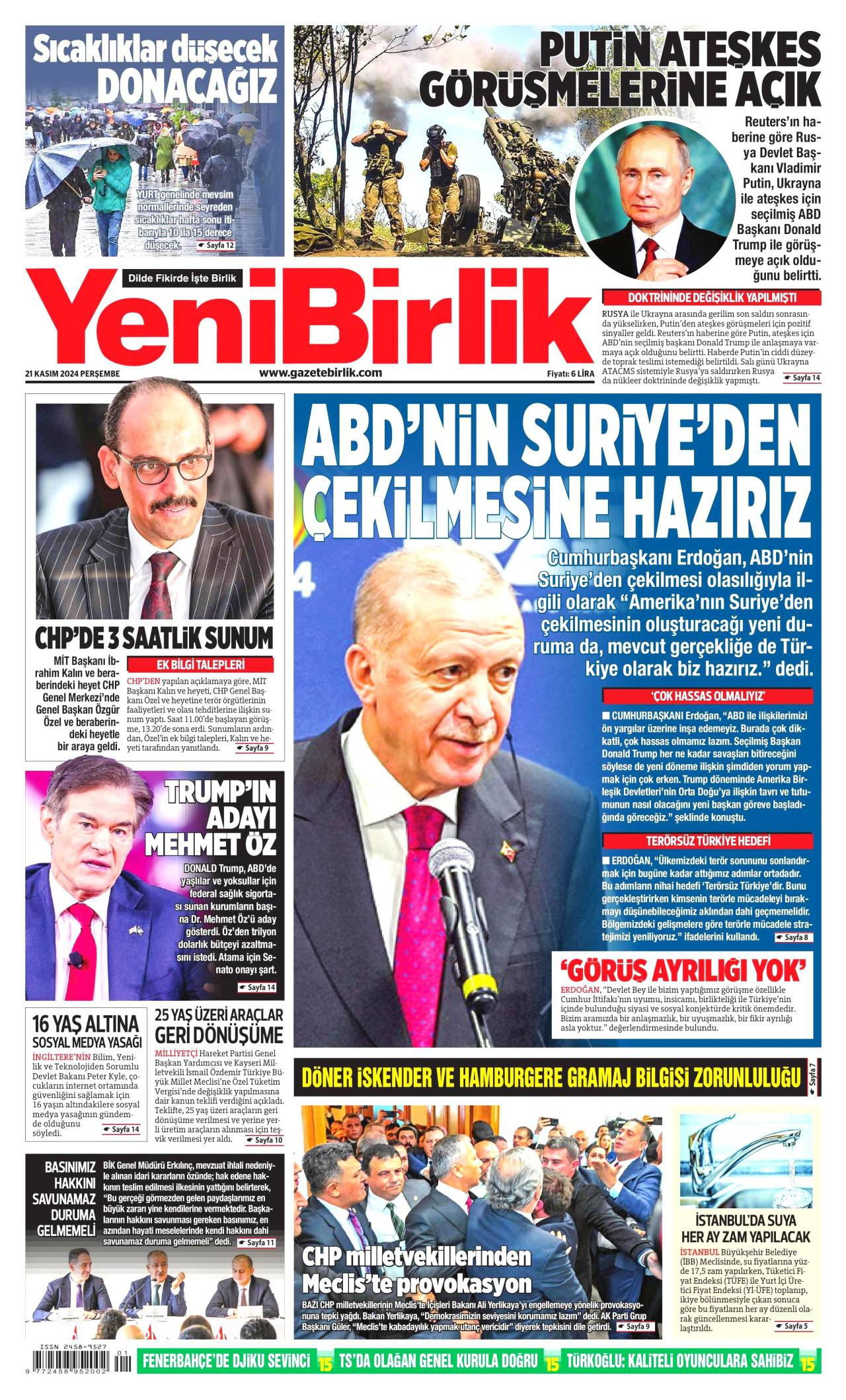 Yeni Birlik Gazetesi