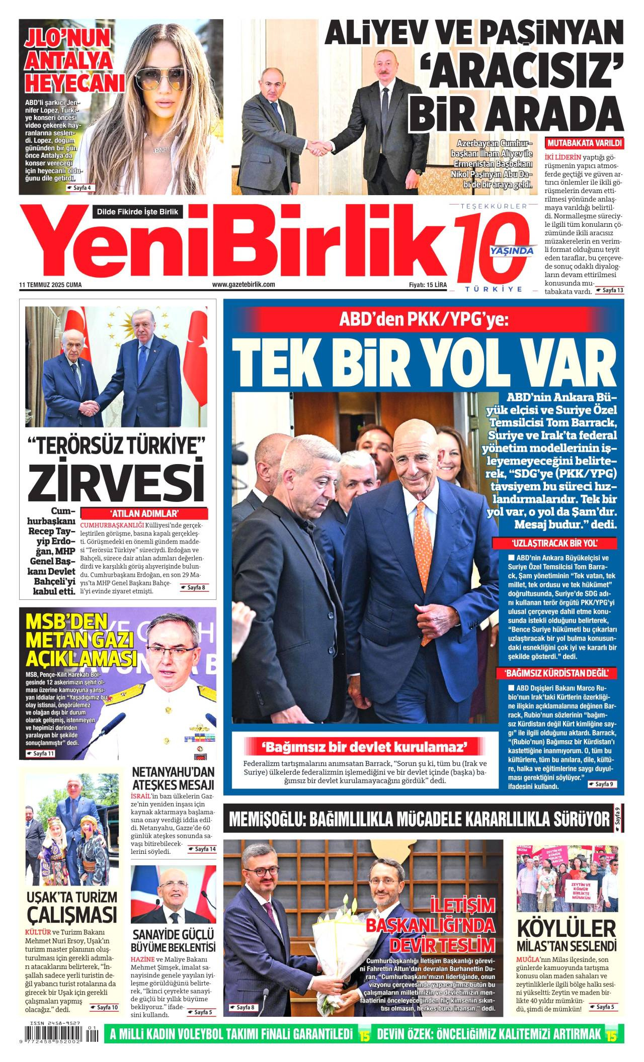 Yeni Birlik Gazetesi