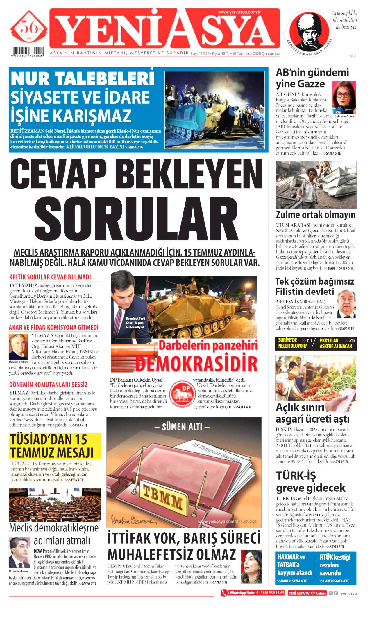 Yeni Asya Gazetesi