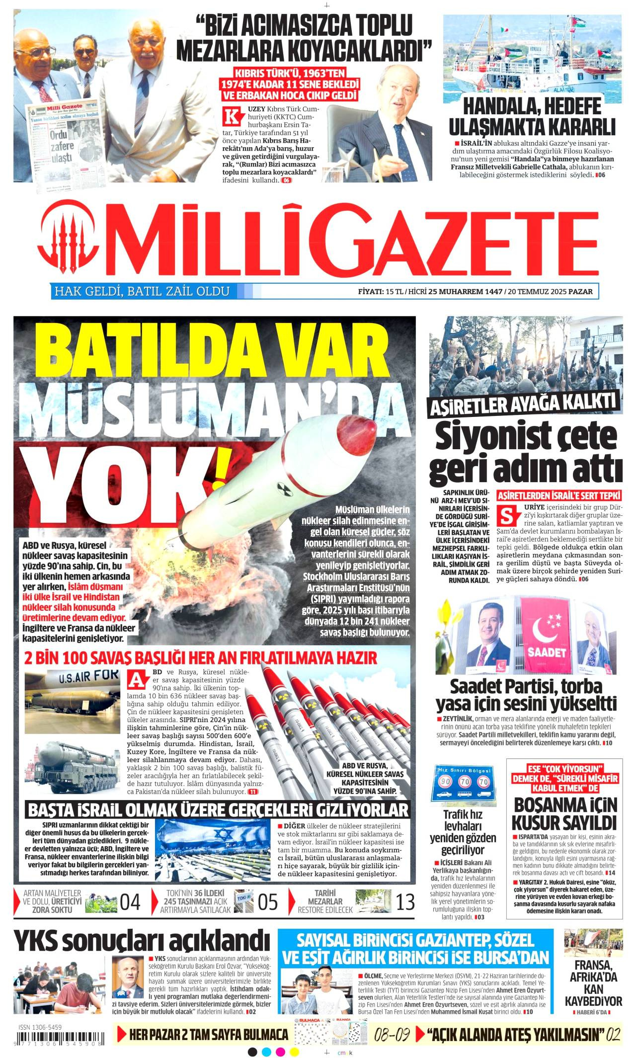 Milli Gazete Gazetesi
